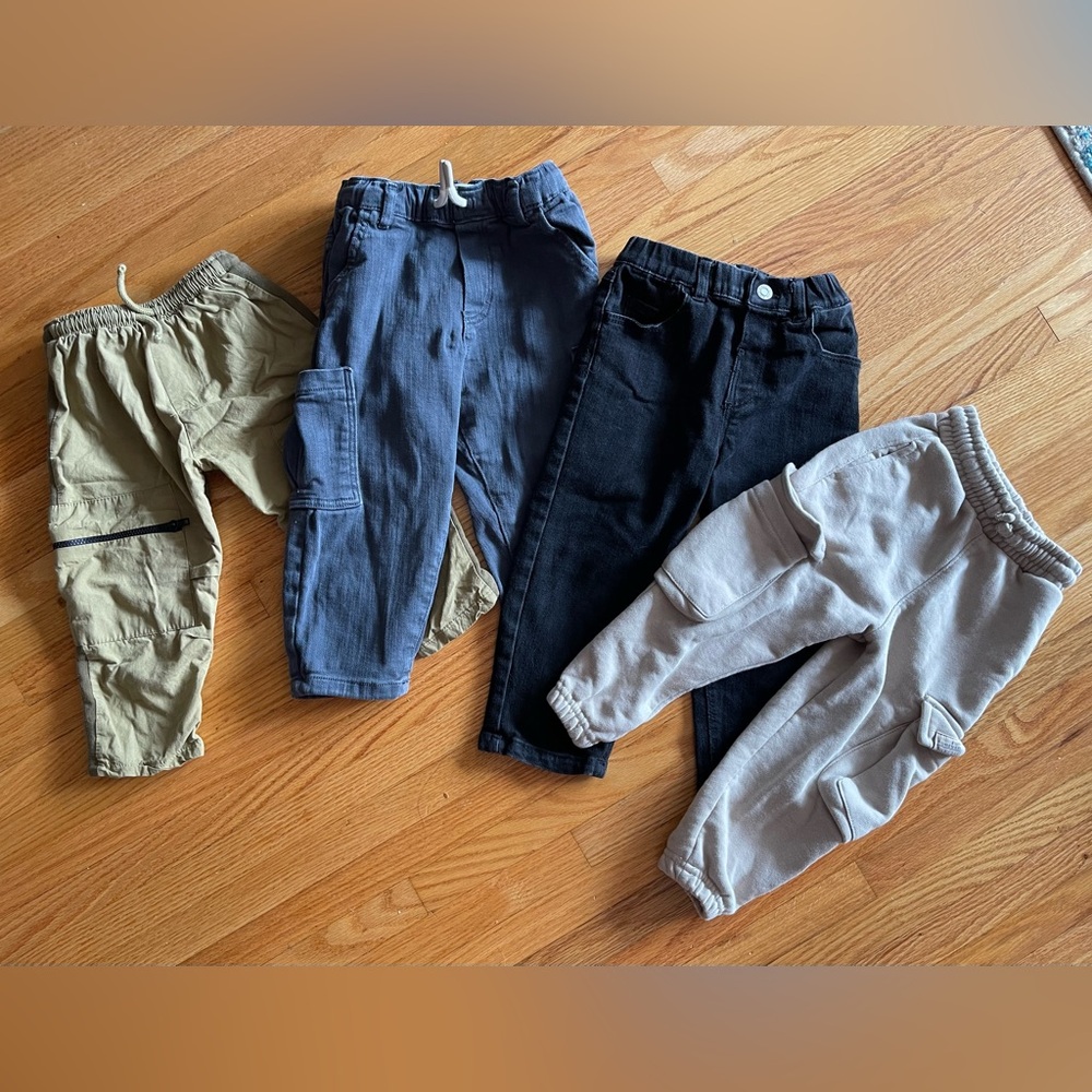 Bundle lot of Zara bottoms toddler boy